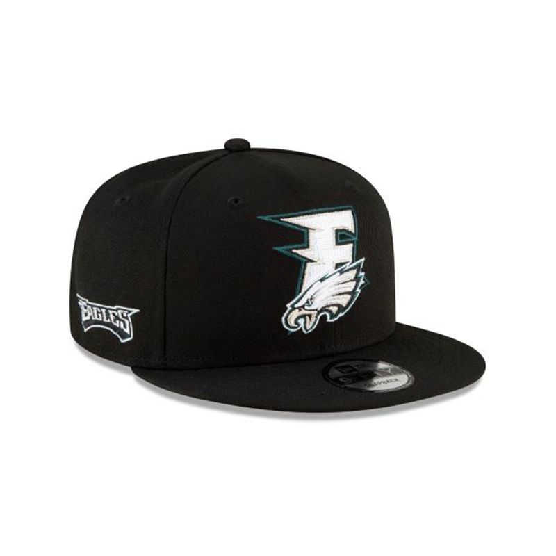 NFL Philadelphia Eagles Logo Mix 9Fifty Snapback (QNV1199) - Green New Era Caps